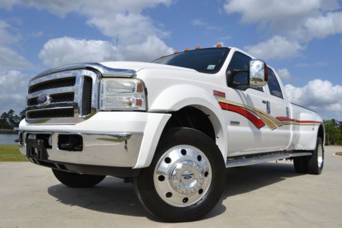 2005 fod f-550 crew cab lariat diesel dually bed conversion gorgeous!!