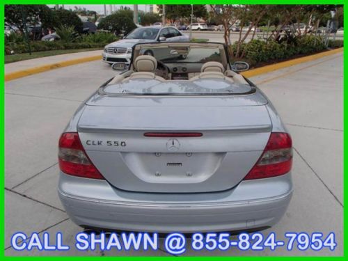 2008 clk550 convertible 382hp v8, only 36,000miles, rare diamond silver, l@@k!!