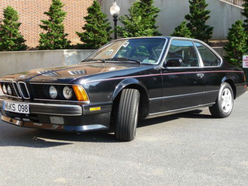 1989 bmw 635csi base coupe 2-door 3.5l  black beauty in great condition