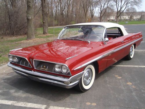 1961 pontiac bonneville convertable  original car!  29,000 miles  nice!