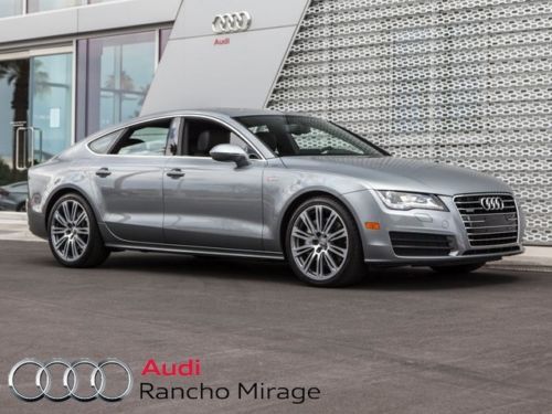 2013 audi a7 quartz gray metallic premium plus cpo 20 wheel sport package