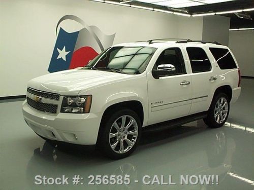 2009 chevy tahoe ltz sunroof nav dvd rearview cam 22&#039;s texas direct auto