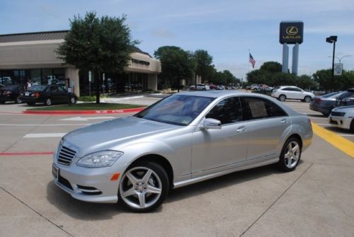 2010 mercedes benz s550 navi heated leather amg wheels sunroof cd one owner