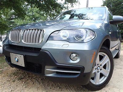 Bmw x5 48i w/nav 4 dr suv automatic gasoline 4.8l dohc 32-valve v8 mineral green