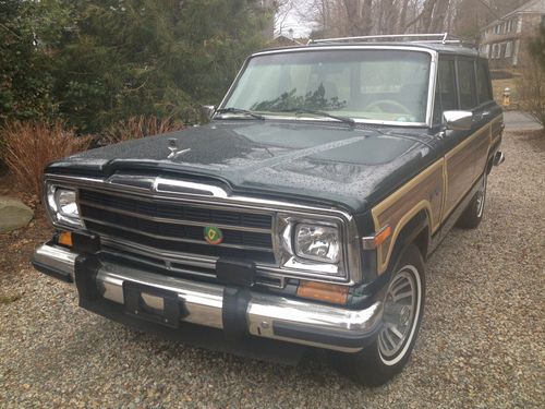 1991 jeep grand wagoneer rare hunter green final edition