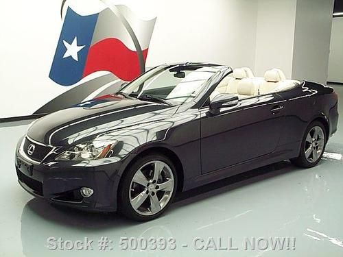 2010 lexus is250c hard top nav rear cam vent seats 48k texas direct auto