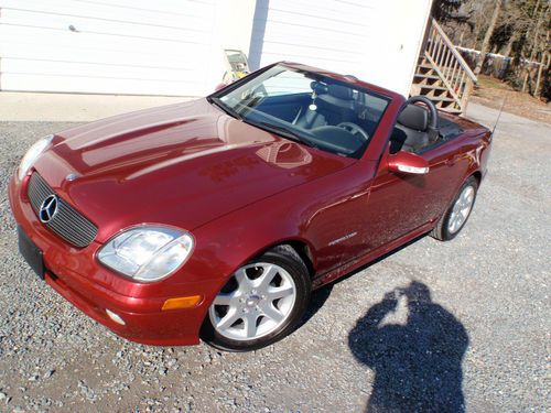 2003 mercedes-benz slk230 19k miles! immaculate! mint! kompressor convertible