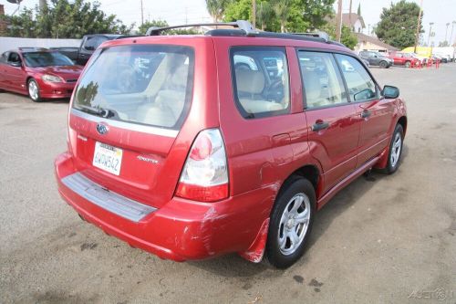 2007 subaru forester 2.5 x