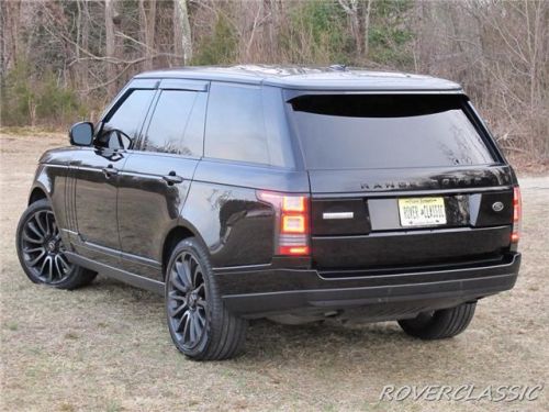 2014 land rover range rover supercharged ebony edition 4x4 4dr suv