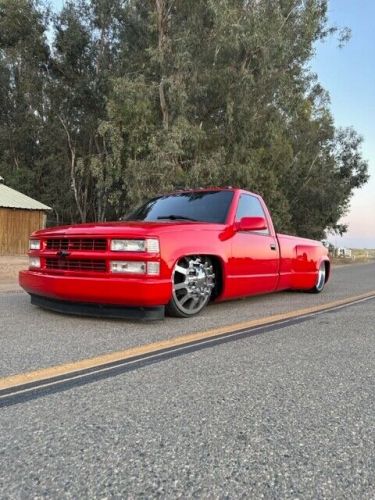 1996 chevrolet c/k pickup 3500 bagged c3500 obs dually!! custom truck