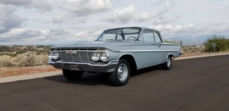 1961 chevrolet bel air two-door sedan 4-speed 348-powered