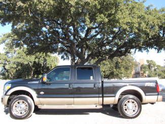 Fx4 15k miles king ranch sunroof sync back up cam navigation sunroof diesel