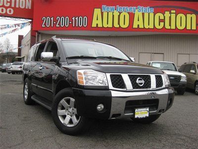 Buy used 04 NISSAN ARMADA LE CARFAX CERTIFIED 4X4 LEATHER DVD 4 WHEEL ...