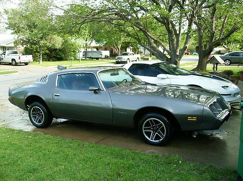 1979 firebird  -  charcoal gray - runs &amp; drives great