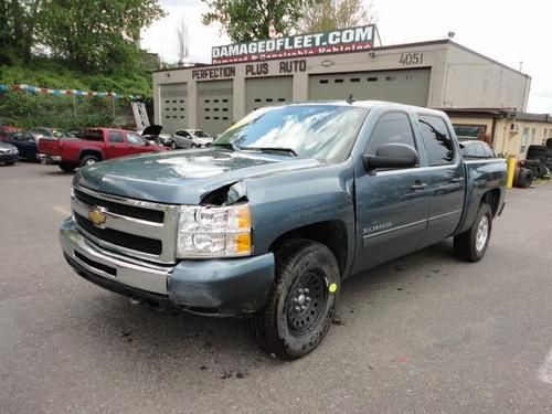 2011 chevy silverado k1500 lt crew cab 4x4 - damaged