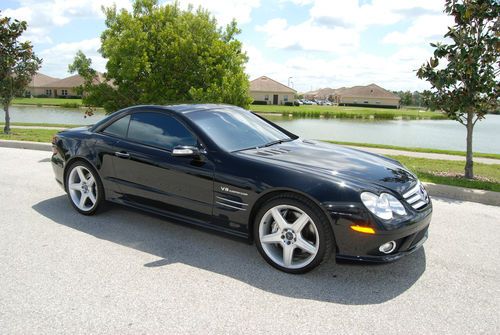 Mercedes benz sl55 amg convertible kompressor keyless 64k engine start 500hp