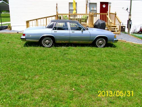 1984 buick lesabre limited sedan 4-door 3.8l low miles.