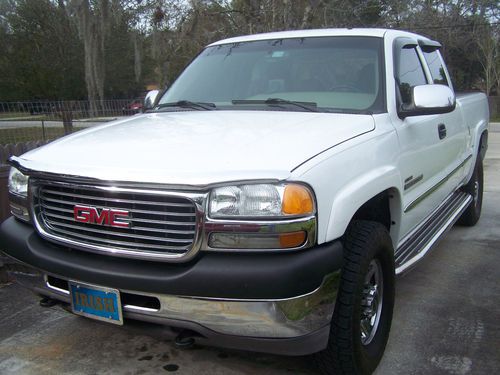 2001 gmc sierra 2500 hd slt extended cab pickup 4-door 6.6l turbo diesel 4x2