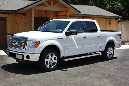 2011 ford f-150 lariat supercrew cab 4x4 4-door 3.5l v6 ecoboost oxford white