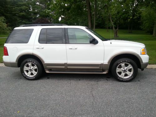 2003 ford explorer eddie bauer sport utility 4-door 4.6l clean, no reserve