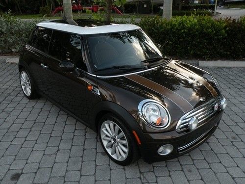 10 cooper mayfair 50th anniversary 6-speed manual navi prem &amp; cold pkg 1 owner