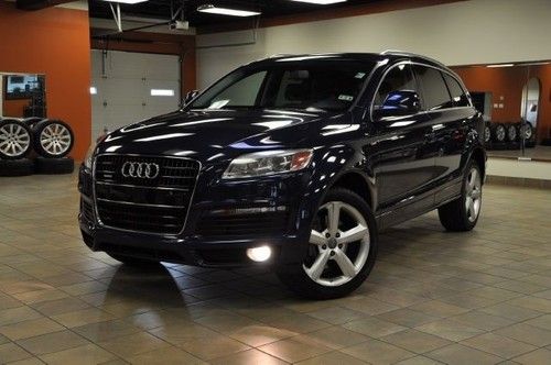 Q7 awd sline htd leather pano sunroof nav 3rd row financing