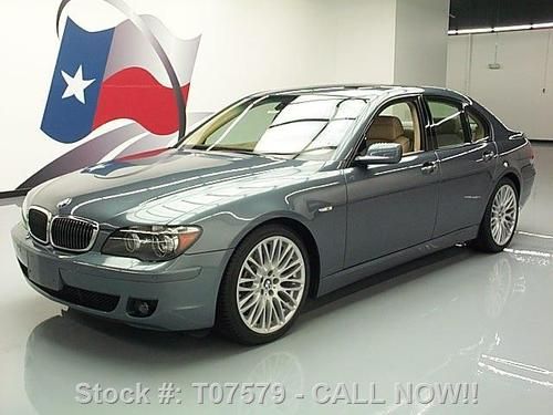 2007 bmw 750i sport sunroof nav climate seats 20's 44k texas direct auto