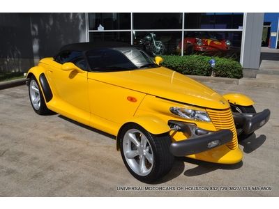 1999 plymouth prowler yellow, 7940 origianl miles, pristine cond.