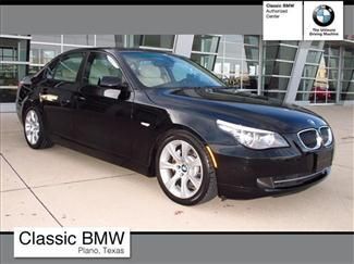 09 certified 535i-prem/sport/navigation/access/heated seats - black/cream!!