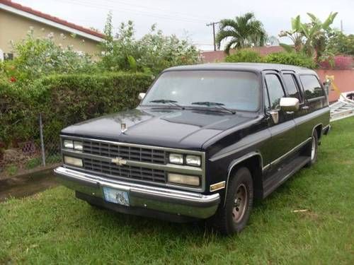 1986 chevrolet c10 suburban custom sport utility 4-door 5.7l