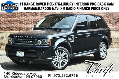 11 range rover hse-37k-luxury interior pkg-harman/kardon-navi-back cam-xm radio