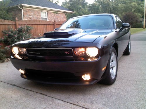 2012 dodge challenger r/t coupe 2-door 5.7l hood scoop rear spoiler extra clean