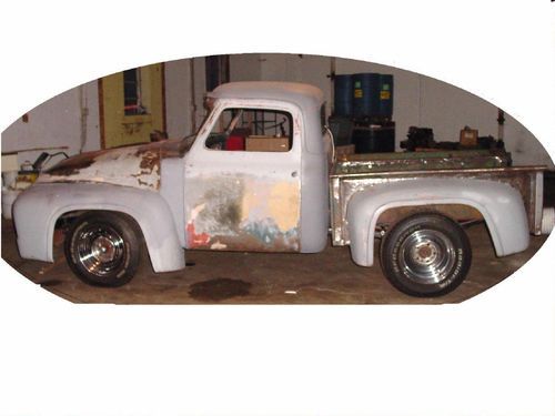 1953 ford f100 pickup - hotrod - ratrod - custom project or parts car