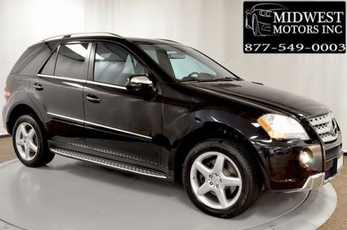 2009 mercedes benz ml550 4matic awd black premium 2 pkg nav keyless go amg 2010