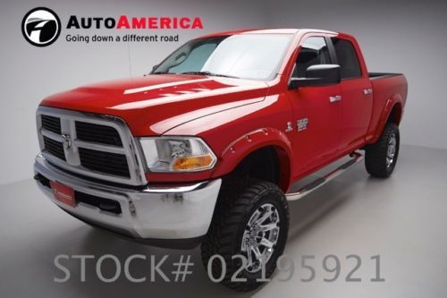 24k low miles 2012 ram 2500 4x4 lifted truck diesel loaded certified