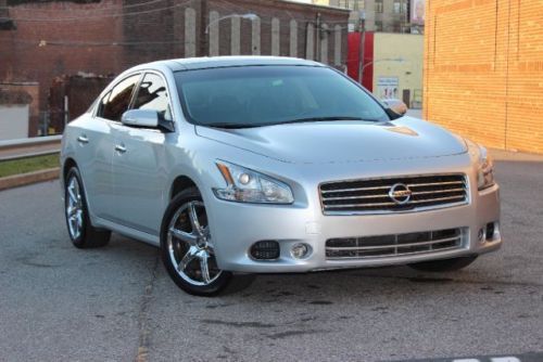 2012 nissan maxima panoramic roof heated vent seats push start leather chrome