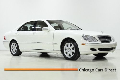 06 s500 4matic nav keyless go parktronic multicontour ac  seats shades rare opts