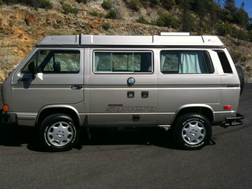 1990 vanagon syncro awd w/subaru svx 3.3l 240hp eng full camper custom build