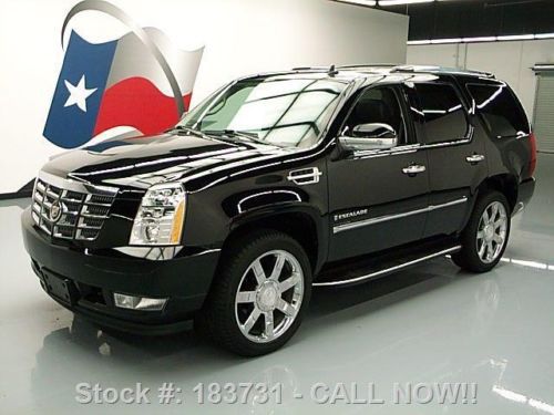 2009 cadillac escalade ultra lux sunroof nav 22&#034; wheels texas direct auto