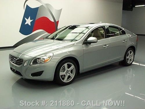 2013 volvo s60 t5 sunroof leather alloys 1-owner 3k mi texas direct auto