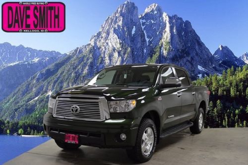 13 tundra limited 4x4 auto short box tonneau cover sunroof heated leather seats