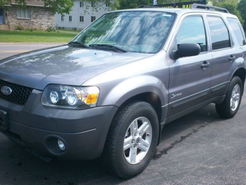 07 2007 ford escape hybrid sport 4wd utility flood salvage repairable fixer