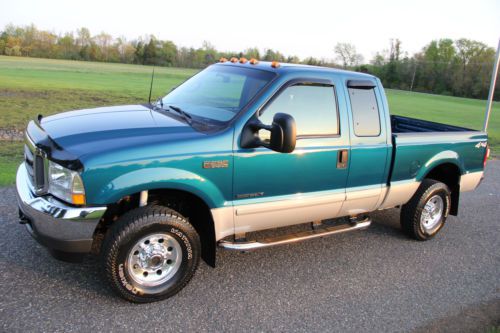 2002 ford f250 xcab xlt 7.3l diesel 55k original mile 1owner 4x4 mint no reserve