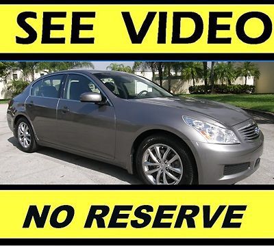 2007 infiniti g35 sedan,leather, sunroof,low miles,see video,no reserve