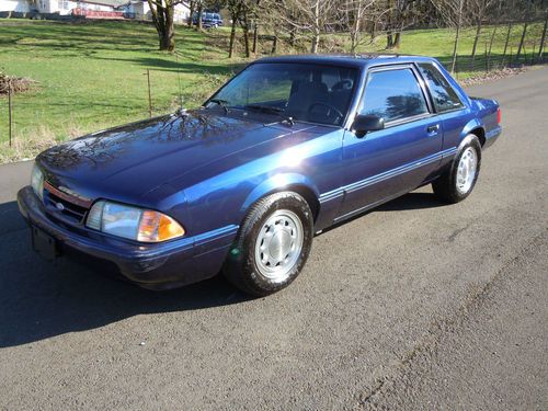 1993 mustang ssp coupe 5.0  police notch notchback low miles beverly hills pd