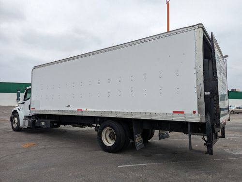 2014 freightliner m2 106 26ft box truck cummins engine with liftgate diesel