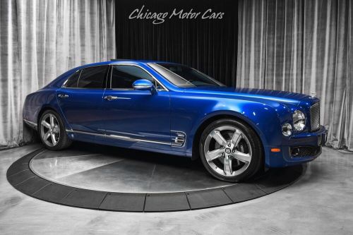 2016 bentley mulsanne speed msrp $391k rare color combo! moroccan blue!