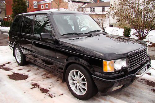 2000 land rover range rover se sport utility 4-door 4.0l rare black &amp; gray