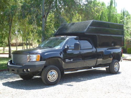 2007 gmc sierra 3500 hd slt crew cab pickup 4-door 6.6l duramax diesel