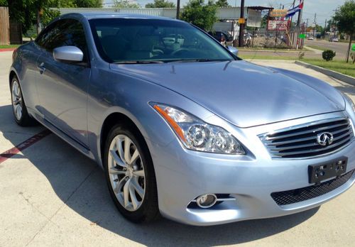 2011 infiniti g37 convertible 2-door 3.7l low miles nr auction